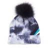 Bari Lynn Boy's Fox Fur Pom-Pom Tie-Dye Beanie For Kids