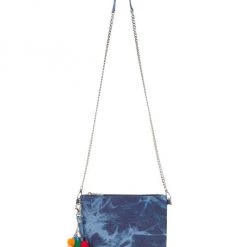 Bari Lynn Denim Wash Tassle Bag For Kids