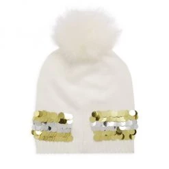 Bari Lynn Girl's Fox Fur Pom-Pom Beanie For Kids -Bari Lynn And Dean Davidson Sales unnamed file 154