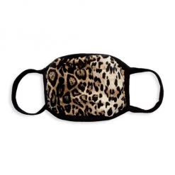 Bari Lynn Leopard-Print Reusable Face Mask For Kids