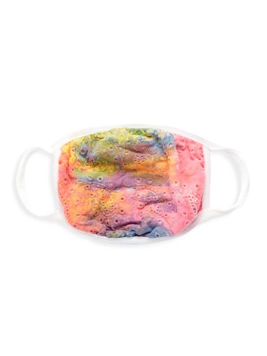 Bari Lynn Rainbow Eyelet Face Mask For Kids 3 Bari Lynn Rainbow Eyelet Face Mask For Kids