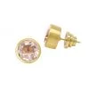 Dean Davidson Signature 22K Goldplated & Morganite Stud Earrings