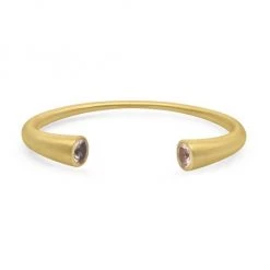 Dean Davidson Signature 22K Goldplated Morganite Twin Cuff Bracelet