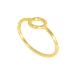 Dean Davidson Dune 22K-Gold-Plated Oval Hinged Bangle