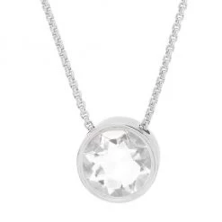 Dean Davidson Signature Knockout Rhodium-Plated Quartz Pendant Necklace
