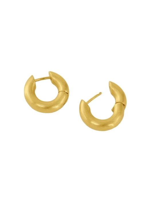 Dean Davidson Dune 22K-Gold-Plated Huggie Hoop Earrings 4 Dean Davidson Dune 22K-Gold-Plated Huggie Hoop Earrings - Image 2