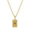 Dean Davidson 22K Gold-Plated 'A' Initial Pendant Necklace -Bari Lynn And Dean Davidson Sales unnamed file 229