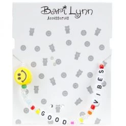 Bari Lynn Kid's Beaded Smiley Necklace For Kids