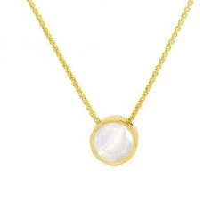 Dean Davidson Signature Midi Knockout 22K Gold & Moonstone Pendant Necklace