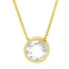 Dean Davidson Signature Knockout 22K Goldplated Quartz Pendant Necklace