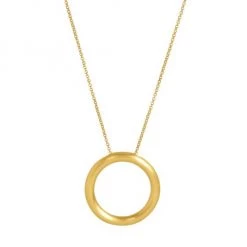 Dean Davidson Dune 22K-Gold-Plated Large Hoop Pendant Necklace