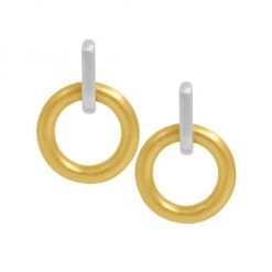 Dean Davidson Dune 22K Goldplated & Rhodium-Plated Linear Drop Earrings