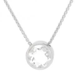 Dean Davidson Signature Midi 22K Rhodium-Plated Quartz Pendant Necklace