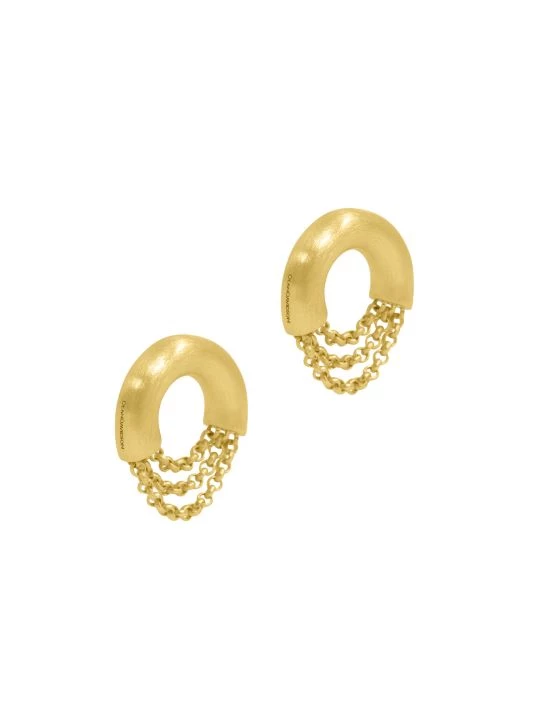 Dean Davidson Dune 22K-Gold-Plated Crescent Stud Earrings 4 Dean Davidson Dune 22K-Gold-Plated Crescent Stud Earrings - Image 2