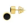 Dean Davidson Signature Midi Knockout 22K Gold & Black Onyx Stud Earrings
