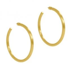 Dean Davidson Dune 22K-Gold-Plated Extra-Large Hoop Earrings