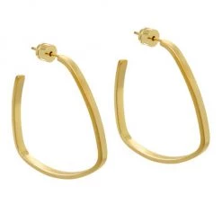 Dean Davidson 22K Gold-Plated Small Square Hoop Earrings