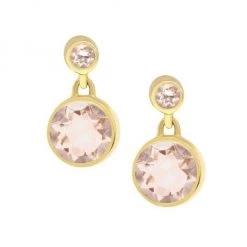 Dean Davidson Signature 22K Goldplated Morganite Droplet Earrings