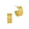 Dean Davidson Dune 22K-Gold-Plated Ridged Mini Hoop Earrings -Bari Lynn And Dean Davidson Sales unnamed file 318