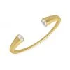 Dean Davidson Signature Twin 22K Goldplated Quartz Cuff