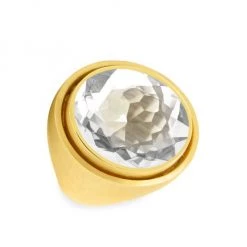 Dean Davidson Signature 22K Goldplated Quartz Ring