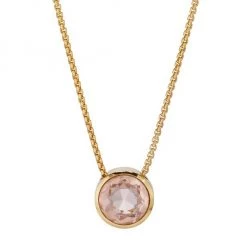 Bari Lynn And Dean Davidson Sales 49 Dean Davidson Signature 22K Goldplated & Morganite Knockout Pendant Necklace