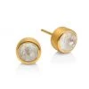 Dean Davidson Knockout Rainbow Moonstone Midi Stud Earrings