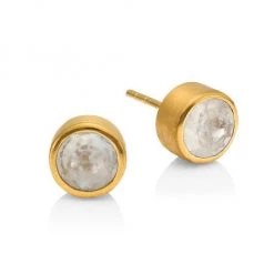 Dean Davidson Knockout Rainbow Moonstone Midi Stud Earrings