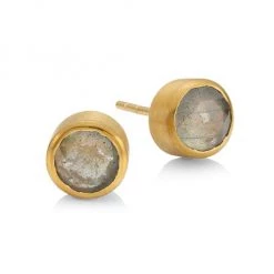 Dean Davidson Core Knockout Labradorite Midi Stud Earrings