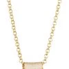 Dean Davidson Core 22K Yellow Goldplated & Cubic Zirconia Signature Tube Pendant Necklace -Bari Lynn And Dean Davidson Sales unnamed file 352