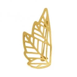 Bari Lynn And Dean Davidson Sales 11 Dean Davidson Origin 22K Gold-Plated Foliole Brooch