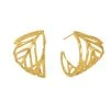 Dean Davidson Origin 22K Goldplated Foliole Hoop Earrings -Bari Lynn And Dean Davidson Sales unnamed file 359