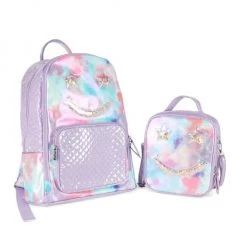 Bari Lynn Kid's Confetti Backpack & Lunch Box Set For Kids