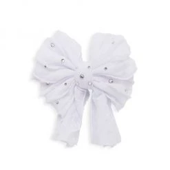 Bari Lynn Ruffle Bow Clip For Kids