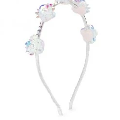 Bari Lynn Crystal Sequin Flower Headband For Kids