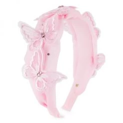 Bari Lynn Chiffon Butterfly Headband For Kids
