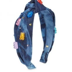 Bari Lynn Gummy Knot Denim Headband For Kids