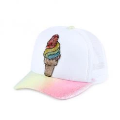 Bari Lynn And Dean Davidson Sales 24 Bari Lynn Crystalized Emoji Trucker Hat For Kids