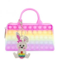 Bari Lynn Girl's In N Out Keychain Purse For Kids