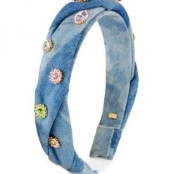 Bari Lynn Denim Jewel Headband For Kids